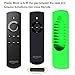 Fintie Silicone Case for Fire TV 4K / 2nd Gen Fire TV Stick / Fire TV Cube Voice Remote, Compatible with Echo / Echo Dot Alexa Voice Remote - Honey Comb Series [Anti Slip] Shock Proof Cover, Green