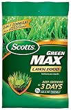 Scotts Green Max Lawn Food - Lawn Fertilizer Plus Iron Supplement Builds Thick, Green Lawns - Deep Greening in 3 Days - Covers 10,000 sq. ft.
