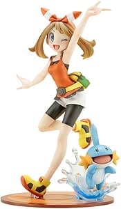 Amazon Com Kotobukiya Pokemon May And Mudkip Artfx J Statue Toys Games