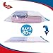 Vacuum Storage Bags | 12 PACK JUMBO Size | 12 x Jumbo Size 40 Inch x 30 Inch Bags | 80% MORE STORAGE for Clothes Blankets Duvets & Much More | Works with Any Vacuum Cleaner FREE Hand-Pump For Travel