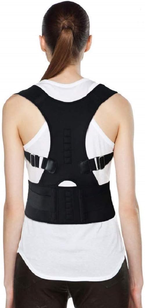 BUYERZONE WITH BZ LOGO Royal Posture Back Support Brace Corrects Slouching and Eases Pain