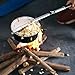Campfire Popcorn Popper - Old Fashioned Popcorn Maker with Telescoping Handle - Camping Gear by Great Northern Popcorn (Black)