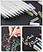 Metallic Marker Pen, Set of 10 Assorted Colour Brush Tip Markers, for Gift Card Making, DIY Photo Album