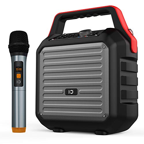 SHIDU Bluetooth Speakers with Handheld Microphone Portable PA