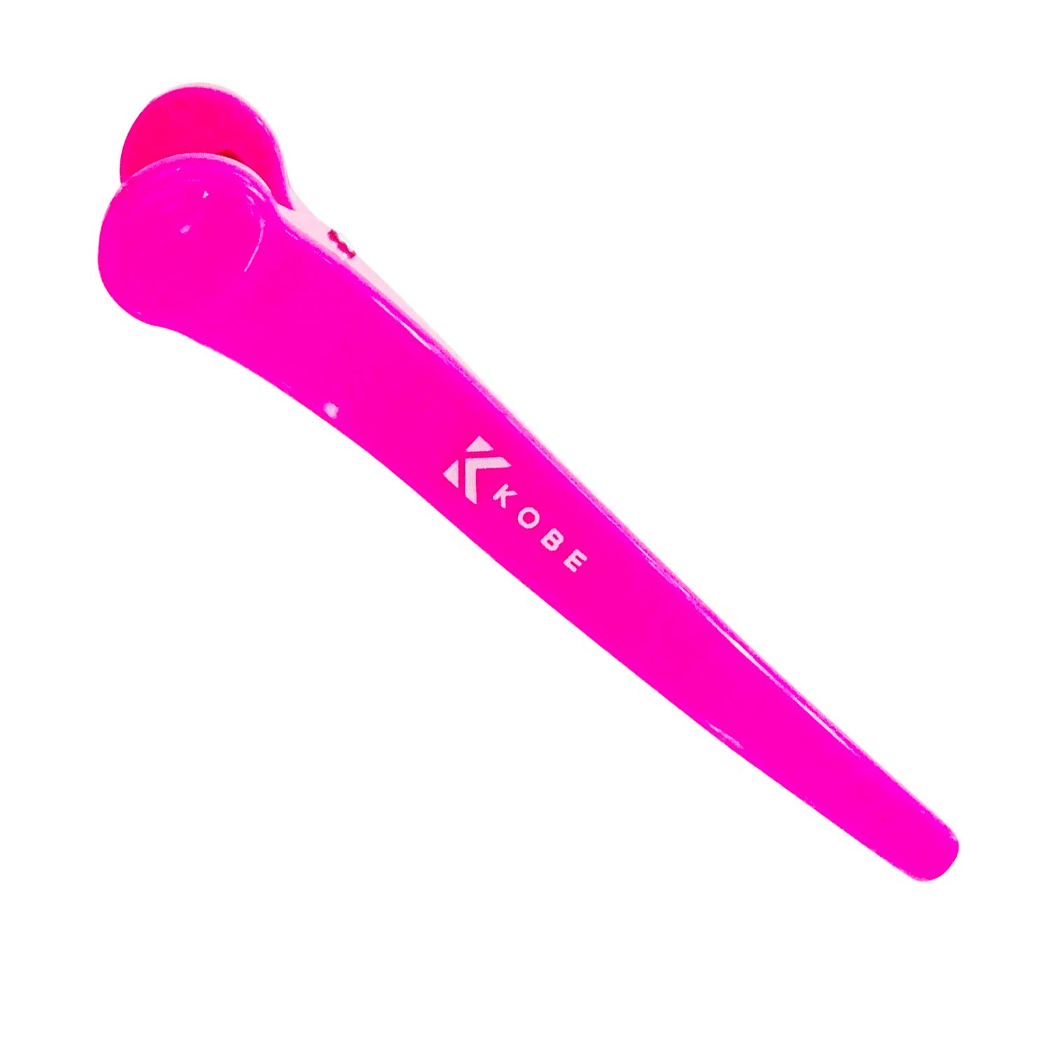 Kobe SureGrip Pink Professional Hairdresser's Sectioning Clips (x6) – Strong Grip for All Hair Types, Ideal for Long and Short Hair. Great for Styling