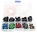 BESTCYC 1box(75pcs) 10MM 5Color Plastic Safety Eyes and Noses Set for Teddy Bear Doll Animal Puppet Crafts