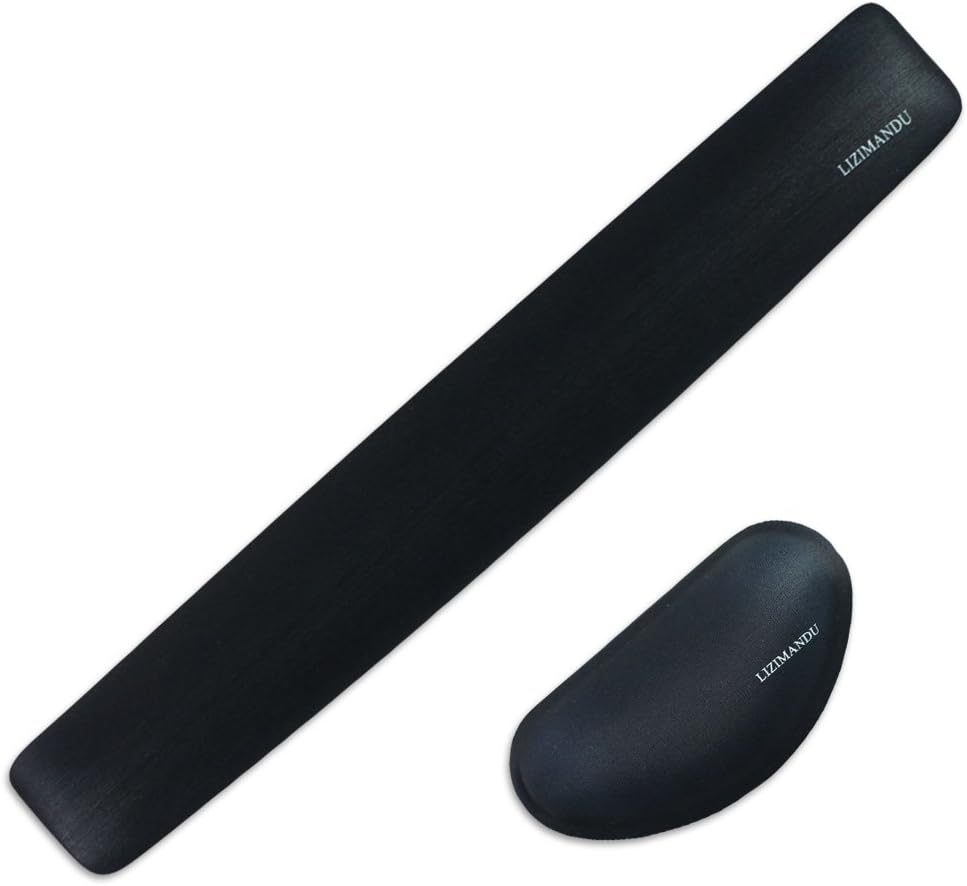 Reposamuñecas Para Teclado - Almohadilla Ergonómica Naranja (13x6.8 Cm)