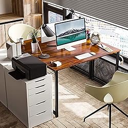 Coleshome 40 Inch Computer Desk, Modern Simple