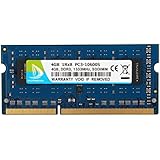 DUOMEIQI 4GB DDR3 1333MHz Sodimm 1RX8 PC3-10600S 204pin 1.5v CL9 Unbuffered Non-ECC Notebook Memory Laptop RAM Module for Intel AMD and Mac System