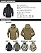 FREE SOLDIER Men Outdoor Tactical Softshell Jacket Waterproof Army Military Hooded jacket (Black XL)