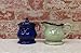 ACK Trading Co. Tuscany Colorful Hand Painted Fleur De Lis Cream & Sugar Set of 2pcs