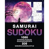 Samurai Sudoku Puzzle Book: 1000 Hard Puzzles overlapping into 200 Samurai Style