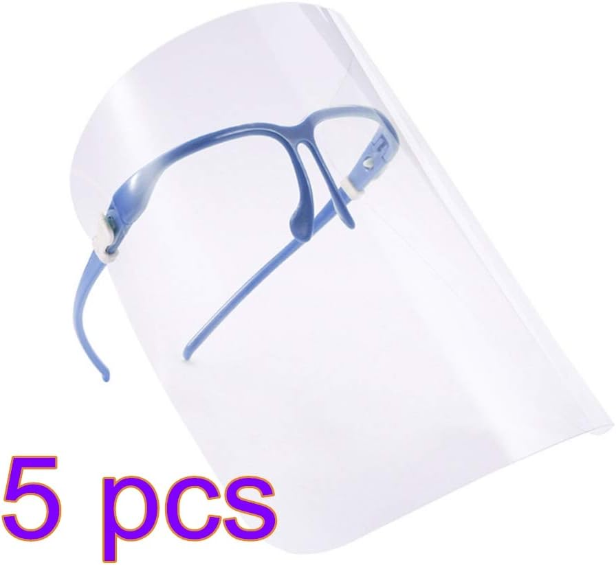 Kitchen Cooking Anti-oil Splash Face Shield,Clear Double-side Anti-fog Avoid Kitchen Oil Face Shield Protector Random Color