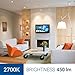 Hyperikon LED MR16 GU5.3 Dimmable 7W (50W Replacement), 2700K (Warm White), CRI90+, Spot Light Bulb, For Living Room, Track Lighting, Bedroom, Spotlight (6 Pack)