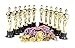 Award Medal of Honor Trophy Award Set of 24; Includes 12 Gold Winner Award Medals; 12 Gold Award Trophy Statues 6