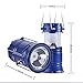 Gright Camping Lantern, Camping Lantern Flashlights,Collapsible Solar Lanterns Rechargeable LED Lantern Camp Lights Table Lamp for Outdoor, Fishing, Blackout (Blue)