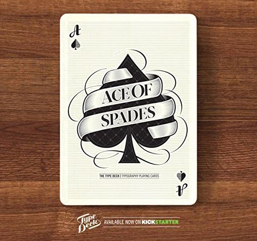 The Type Deck Typography Playing Cards