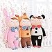 Me Too Angela Smiling Bunny Baby Stuffed Dolls Rabbit Plush Toys Gifts for Kids 12'' (Pink)