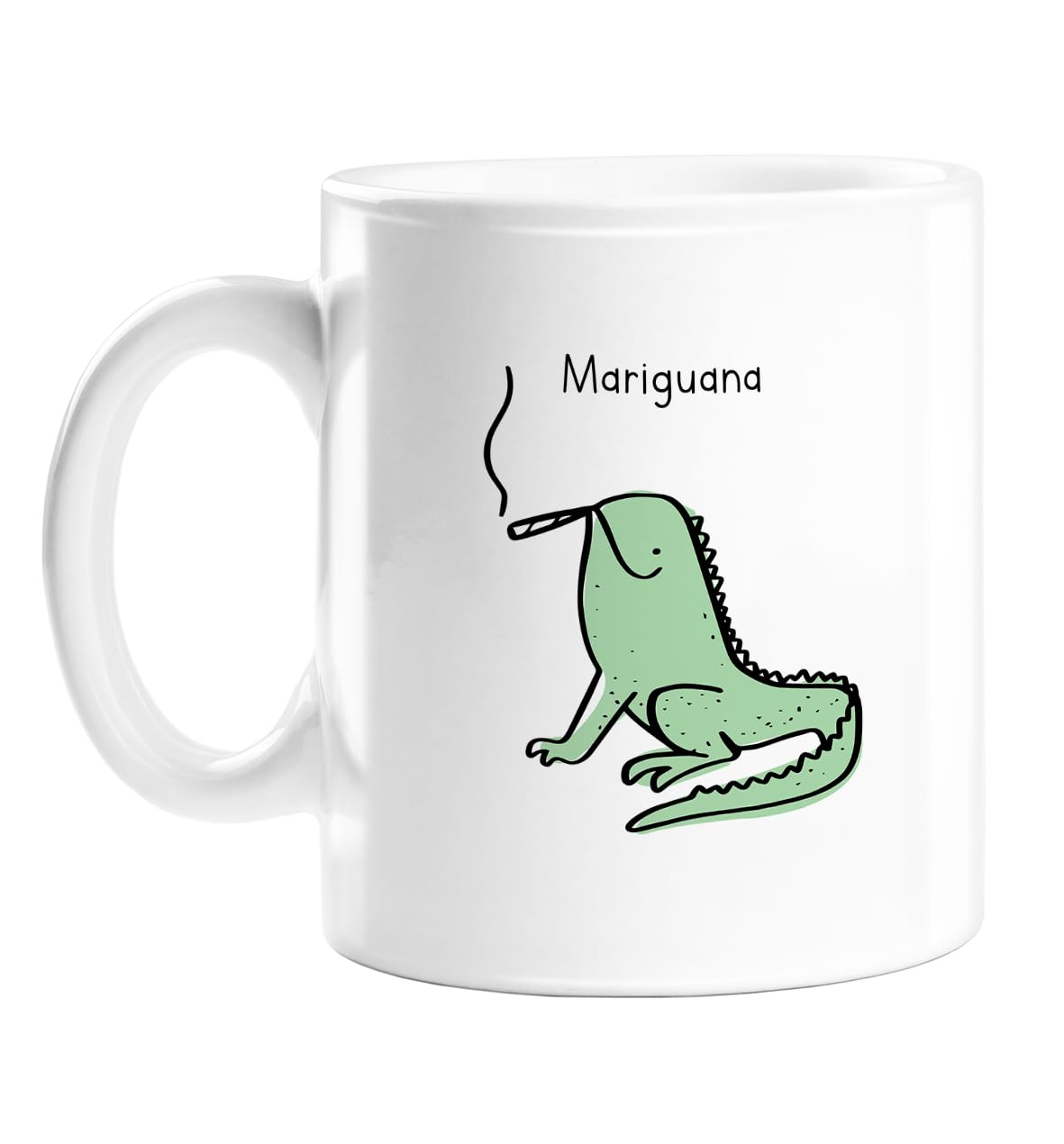 LEMON LOCO Mariguana Mug | Funny Weed Cannabis Gift for Him or Her, Men or Women | Stoner Mug