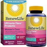 Renew Life Women's Complete Probiotic, Ultimate Flora, 90 Billion, 60 Capsules