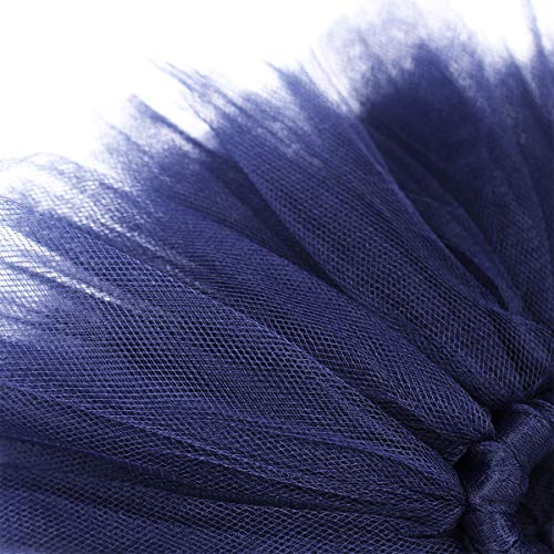 Newborn Girl Photography Props Outfits - Blue Baby Tutu Skirt and Headband Set Blue