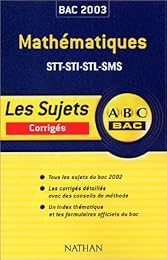 Mathématiques, STT-STI-STL-SMS