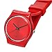 Swatch Originals Intense Red Dial Silicone Mens Watch GR160