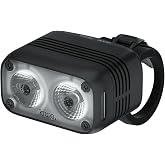 Knog Blinder Road 600 USB Rechargeable Bicycle Light - Powerful 400 Lumen Bike Headlight with Dual Spot &amp; Flood LEDs, Waterproof, Lightweight 70g Design for Road Cycling Safety