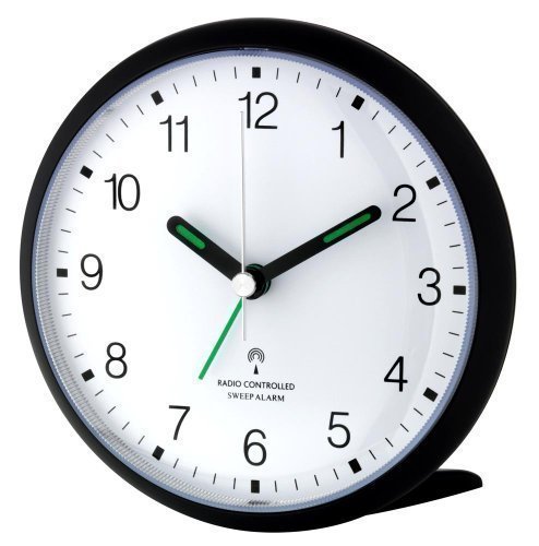 Wetterladen Silent Radio Controlled Analogue Alarm Clock TFA 60.1506.01