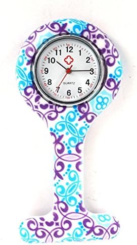 Nurse Watch Silicon Rubber Round Dial Quartz Pocket Size - by London Heritage
