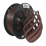 CCTREE 3D Printer PLA Filament 1.75MM Accuracy +/- 0.03 mm 1kg Spool (2.2lbs) for Creality CR-10S, Brown