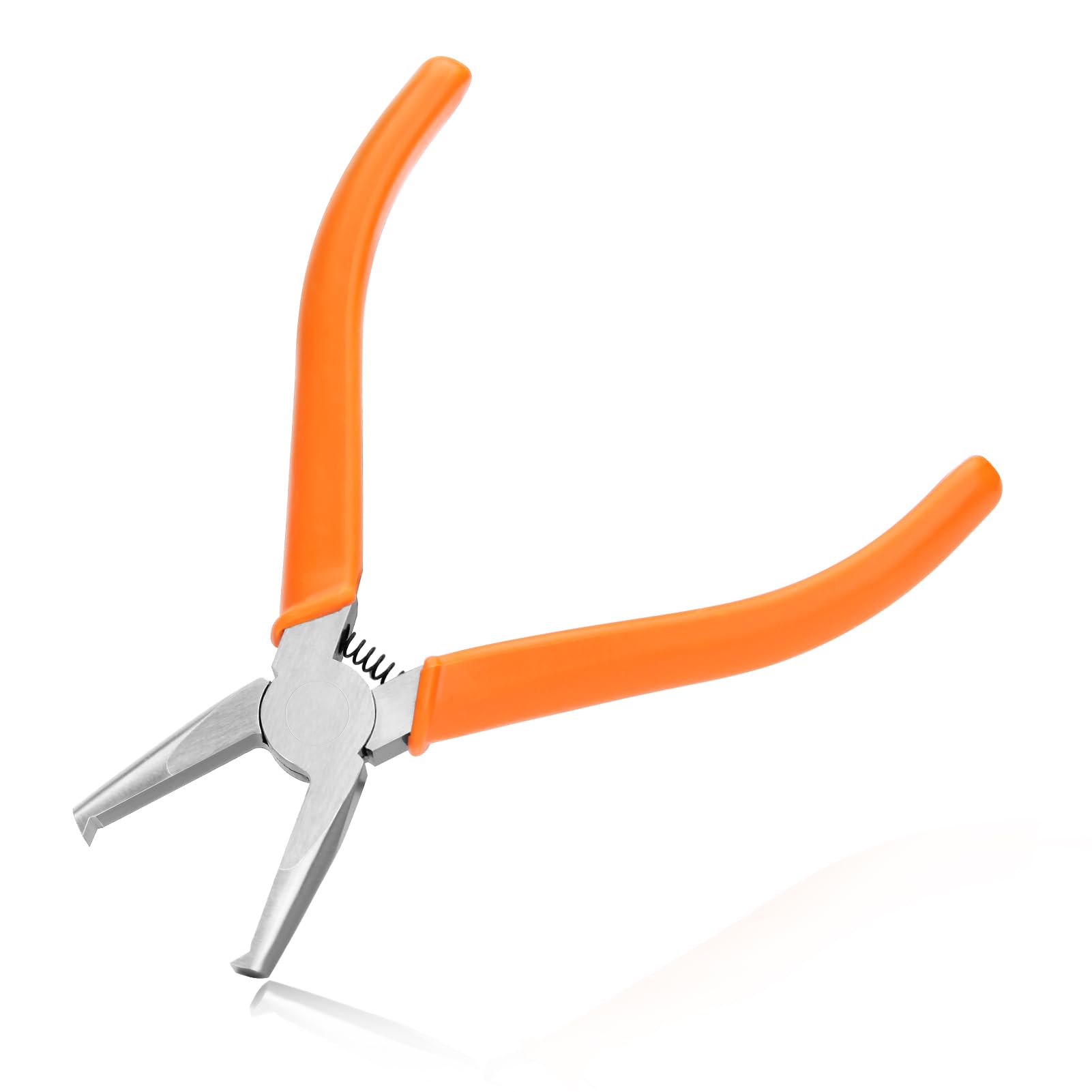 LEONTOOL Engineer Tip with 90 Degree Ultra-Sharp Blade, Transverse End with 8mm Flush Jaw Long Nose Cutting Plier Nipper for Plastic Model, SMT/SMD Chips — image 1