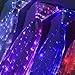 Light Up Neckties Novelty 7 Colors LED Light Up Tie Men Women LED Costumes for Halloween Music Dance Party(Single Piece)