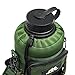 Highland Peak 64 oz Sleeve/Carrier with Paracord Survival Handle The Ultimate Protective Bottle Holder - Fits Hydro Flask and Similar Bottles (Green)