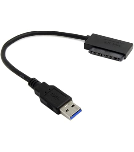 Amazon.com: 6in Slimline SATA to SATA Adapter with Power - F/M