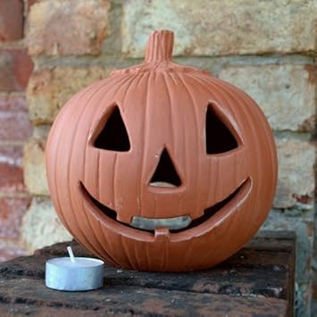 Lot De 3 Citrouilles En Terre Cuite Pottery Barn – Jack O'Lantern – Taille SM/MED/LG – Neuves