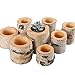 Succulent Plant Birch Bark Holder Tealight Candleholders Birch Flower Pots Wooden Candle Holder Party Decoration 4 Pcs