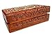 Rastogi Handicrafts Fine Wooden Carving Box Tree of Life for Jewelry Handmade Indian