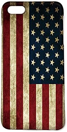 Retro American Flag Stars Pattern Iphone 6 Plus Case, Patriotic Design Iphone 6Plus 5.5Inch Protective Cover
