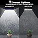 InnoGear Solar Lights Outdoor with Wide Lighting Area Wireless Motion Sensor Security Night Light Wall Sconce Lamp Waterproof for Back Yard Driveway Garage Patio and Garden (Pack of 2)