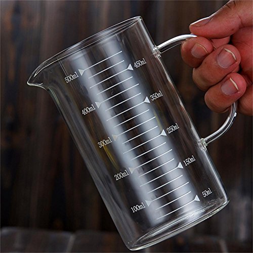 Borosilicate Glass Measuring Cup with Spout 500ml Pricepulse