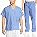 Cherokee Mens Workwear Scrub Set Medical/Dentist Uniform V-neck Top & Cargo Pant