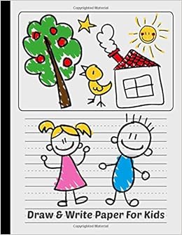 Draw Write Paper For Kids Story Paper Notebook Journal Lined Paper Primary Draw Write Storybook Diary Handwriting Practice Homeschooling School Supplies For Kindergarten Draw Write Paper Amazon Com Books