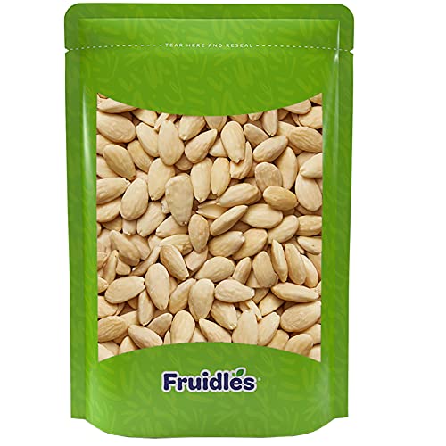 Whole Blanched Almonds, Raw, High Protein, Steam Pasteurized, Probiotic