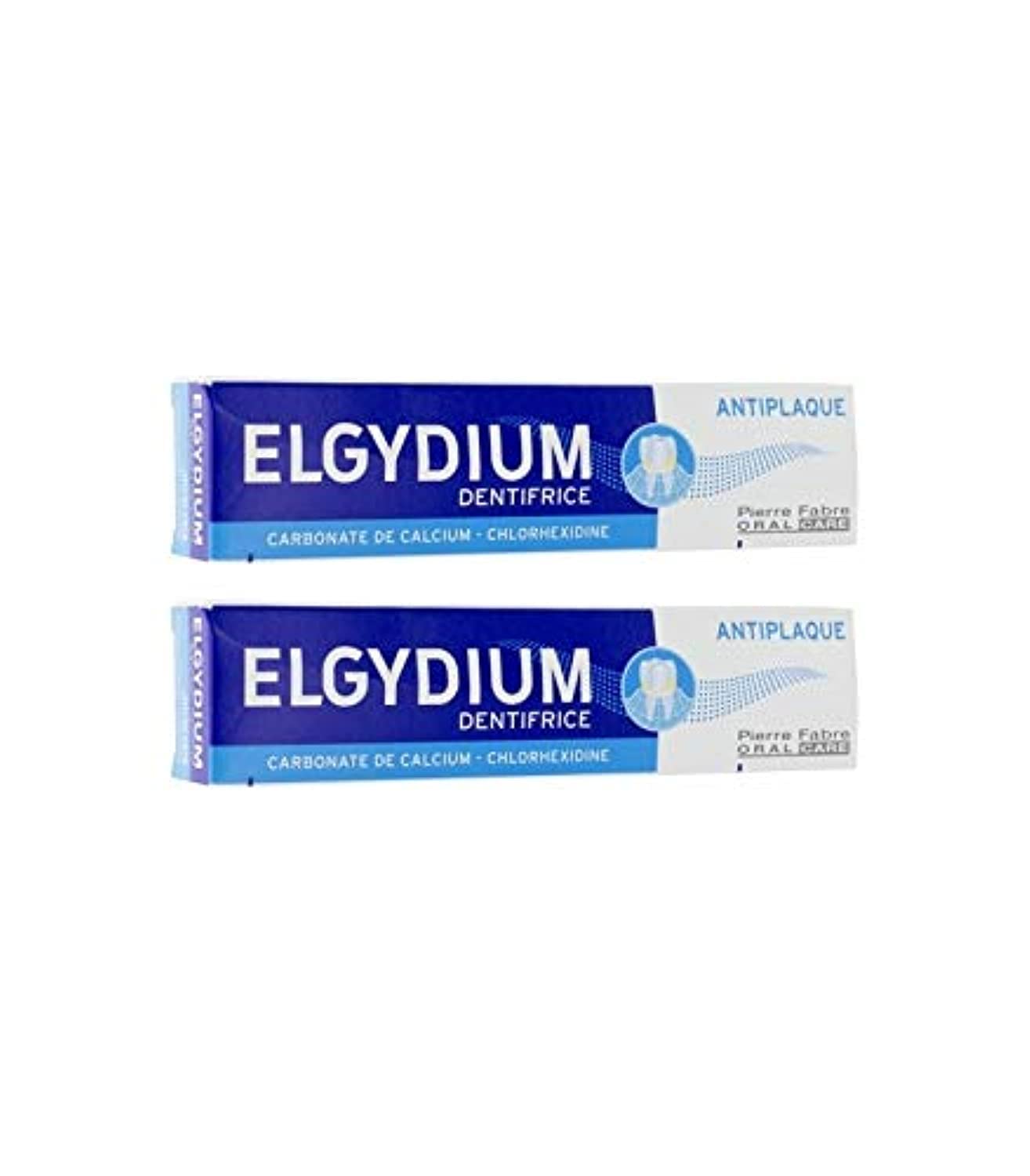 Elgydium Dentifrice Anti-Plaque Lot de 2 x 75ml