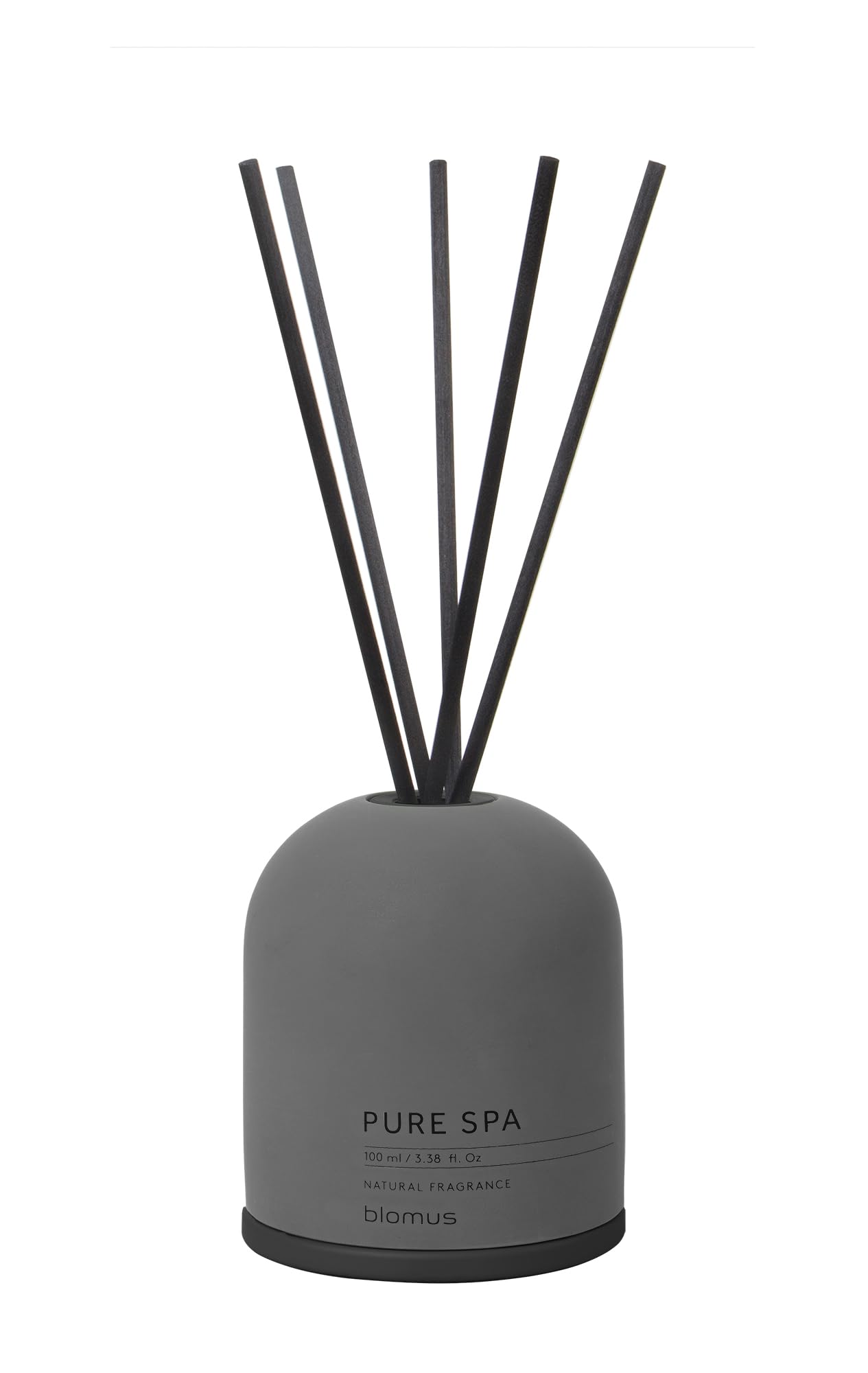 Blomus - FRAGA 69226 Room Fragrance Set Magnet Room Fragrance Trendy Concrete Look Long-Lasting Natural Scent Soft Linen Room Diffuser Sticks (H x W x D: 27.5 x 9 x 9 cm, Magnet)