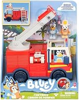 Bluey Firetruck Exclusive Bingo and Bob Bilby Figures Playset view 2