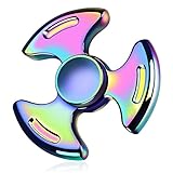 ATESSON Fidget Spinner Toy Ultra Durable Stainless Steel Bearing High Speed 3-5 Min Spins Precision Metal Hand spinner EDC ADHD Focus Anxiety Stress Relief Boredom Killing Time Toys