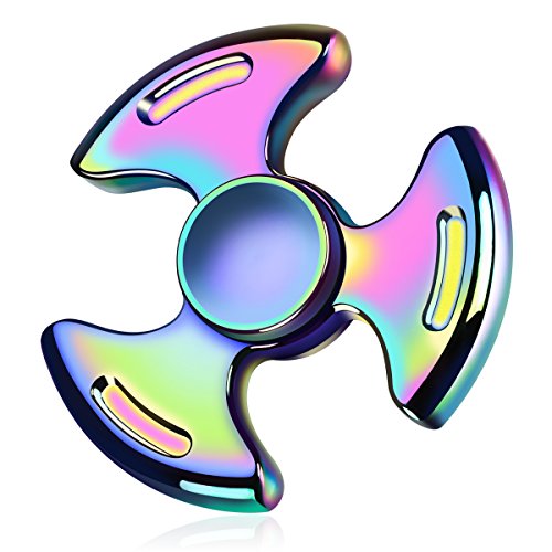 ATESSON Fidget Spinner Toy Ultra Durable Stainless Steel Bearing High Speed 3-5 Min Spins Precision Metal Hand spinner EDC ADHD Focus Anxiety Stress Relief Boredom Killing Time Toys