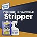 Klean Strip Premium Sprayable Paint Stripper- Non-Methylene Chloride- Removes Multiple Layers of Paint- Spray Bottle Included- 1 Quart